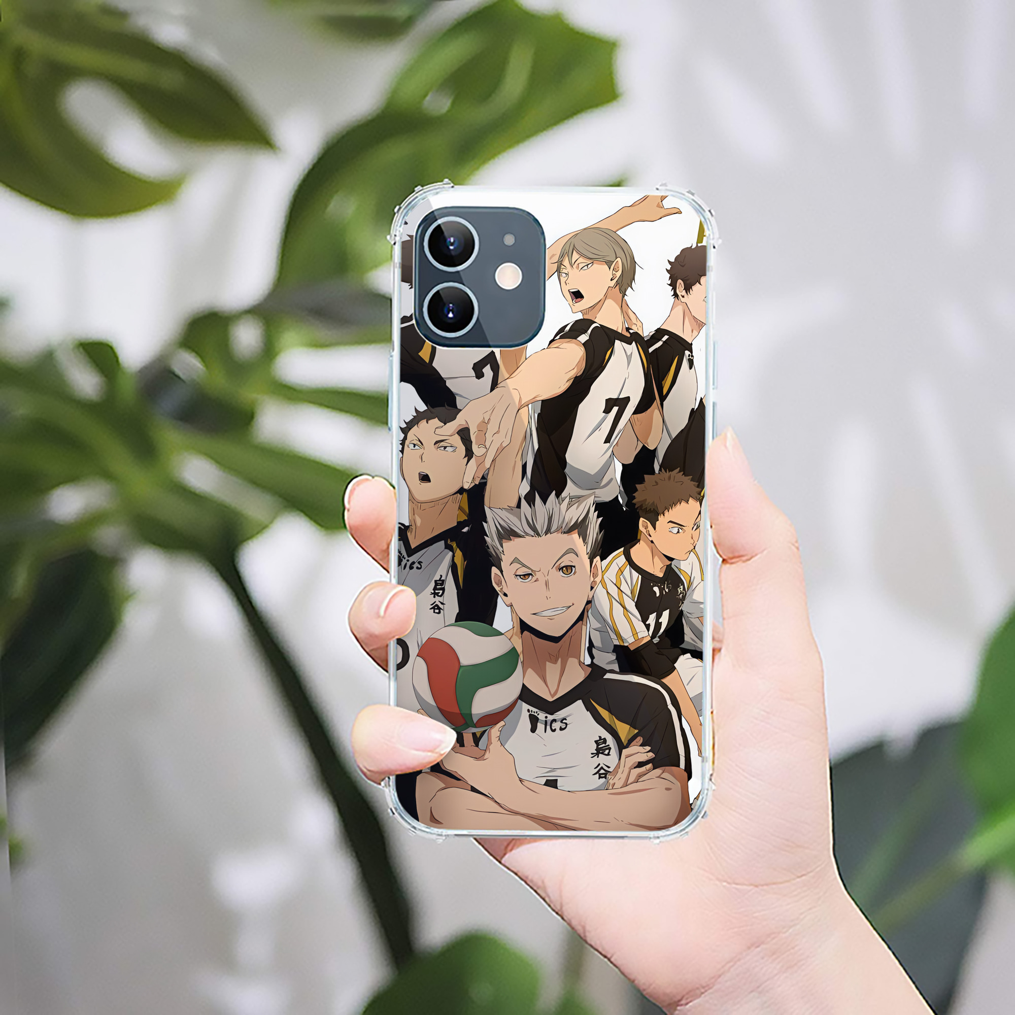 （画像用） ハイキュー!! Haikyu!! 【iPhone 12シリーズ対応】透明スマホケース（クリアソフトケース）